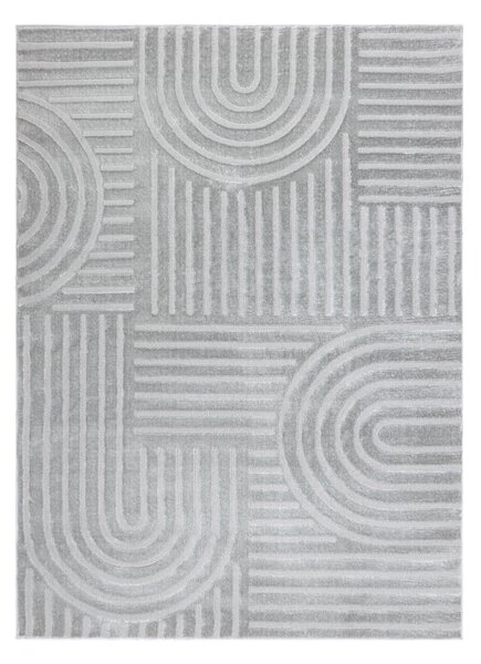 Dywany Łuszczów, Kusový koberec Balance 1918 grey, 80x150, šedá, obývacia izba