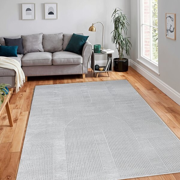 Dywany Łuszczów , Kusový koberec Balance 9086 grey, 120x170, šedá, obývacia izba