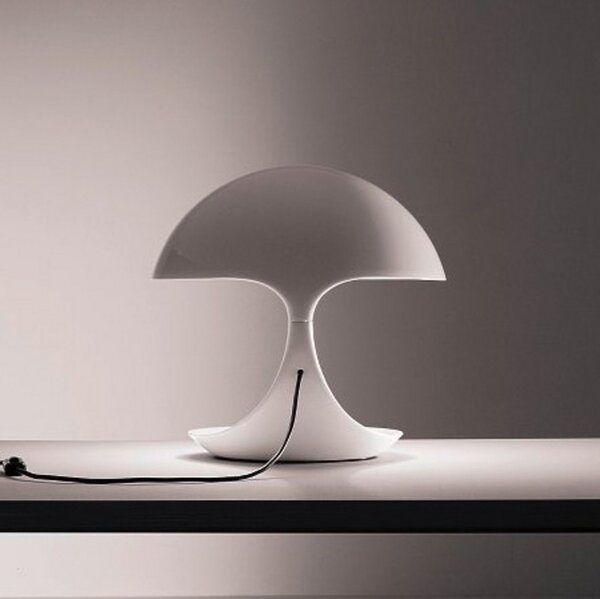 Stolové Lampa Martinelli Luce, Cobra, Biela, Obývacia izba, Plast, Dizajnový