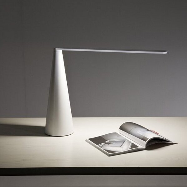 Stolové Lampa Martinelli Luce, Elica, Biela, Obývacia izba, Kov, Moderný