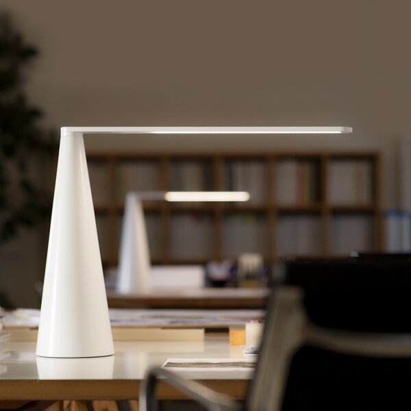 Stolové Lampa Martinelli Luce, Elica, Biela, Obývacia izba, Kov, Moderný