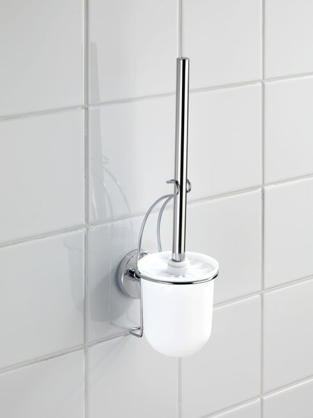 WENKO WC kefa BEZ VŔTANIA VacuumLoc MILAZZO 34x10x13 cm