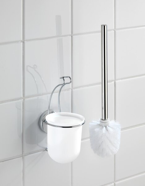 WENKO WC kefa BEZ VŔTANIA VacuumLoc MILAZZO 34x10x13 cm