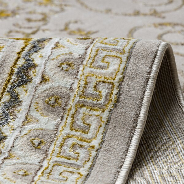 Dywany Łuszczów , Kusový koberec Bliss Z160AZ147 beige/gold, 120x170, béžová, kancelária