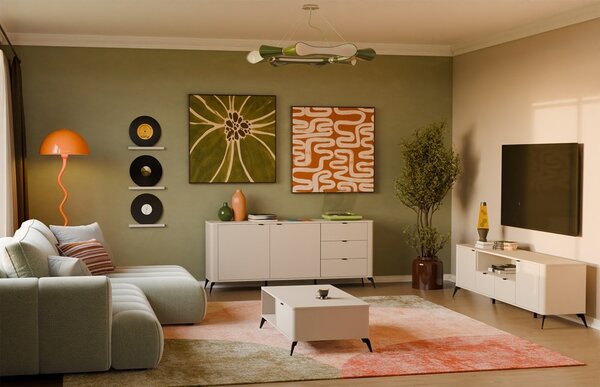 TP Living Komoda Cordoba 2D3S 183 cm kašmír