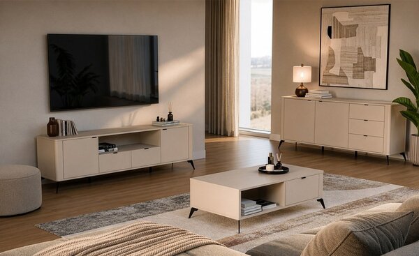 TP Living Komoda Cordoba 2D3S 183 cm kašmír
