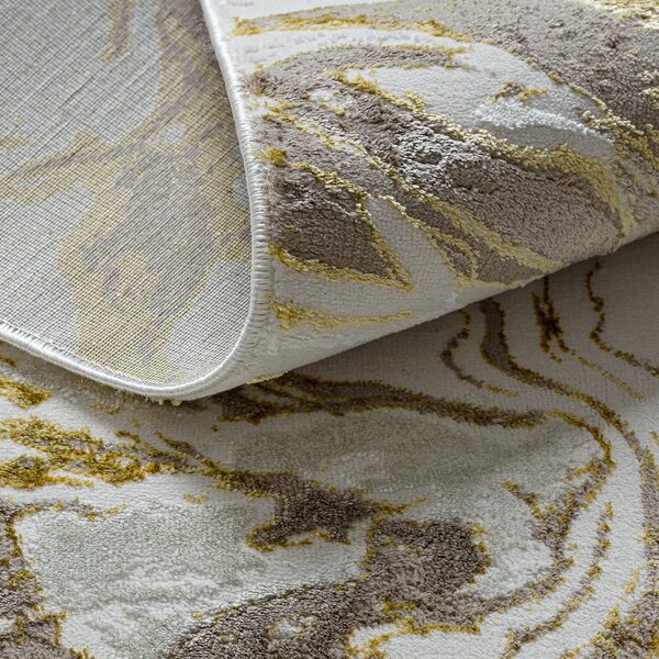 Dywany Łuszczów , Kusový koberec Bliss Z162AZ173 gold/cream, 80x150, béžová, kancelária