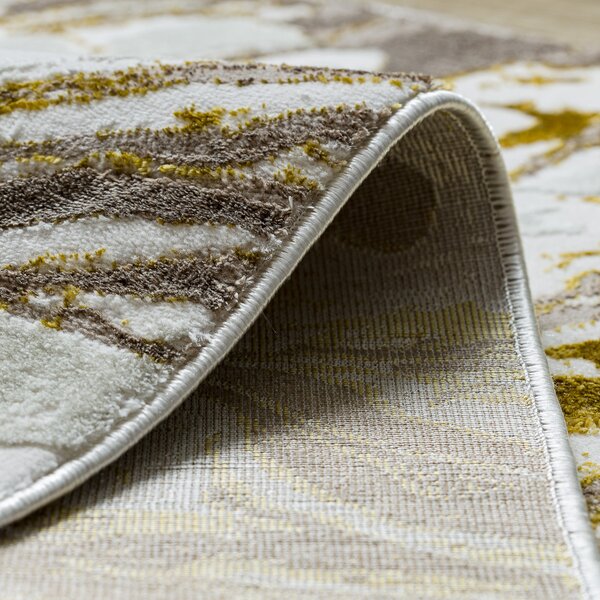 Dywany Łuszczów , Kusový koberec Bliss Z162AZ173 gold/cream, 80x150, béžová, kancelária