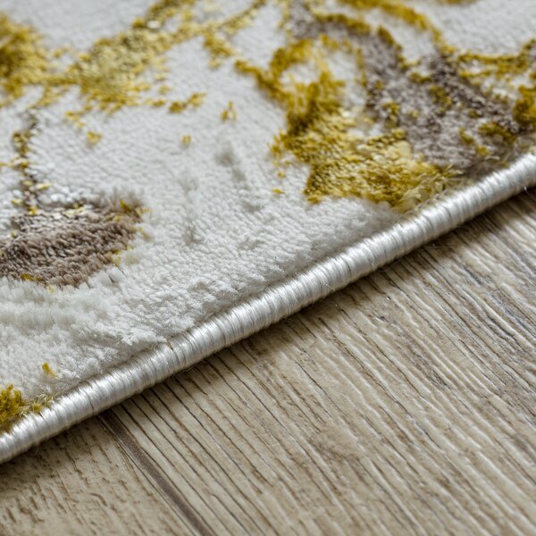 Dywany Łuszczów , Kusový koberec Bliss Z162AZ173 gold/cream, 80x150, béžová, kancelária