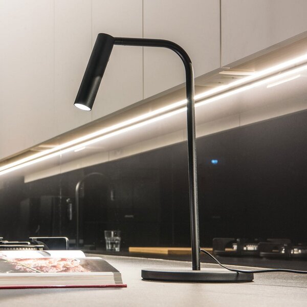 Stolové Lampa SLV, Karpo, stmievateľné, Čierna, Pracovňa, Kov, Moderný