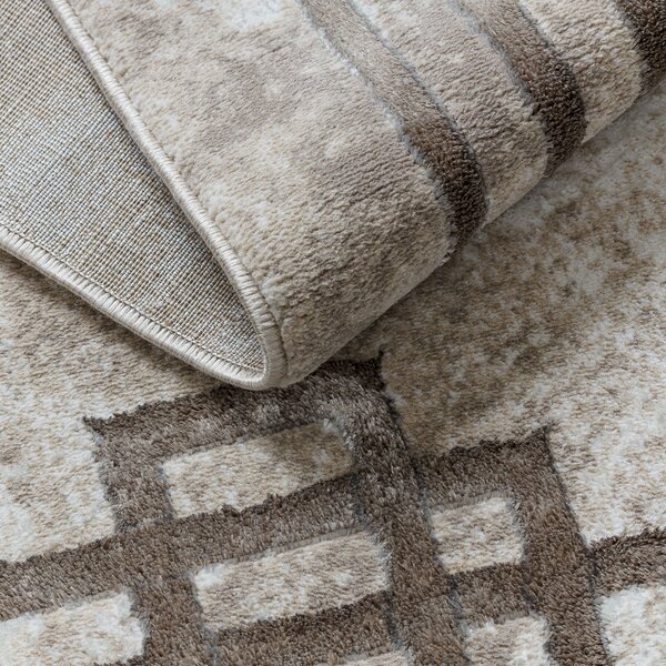 Dywany Łuszczów , Kusový koberec Bliss Z203AZ138 cream/beige, 80x150, béžová, kancelária