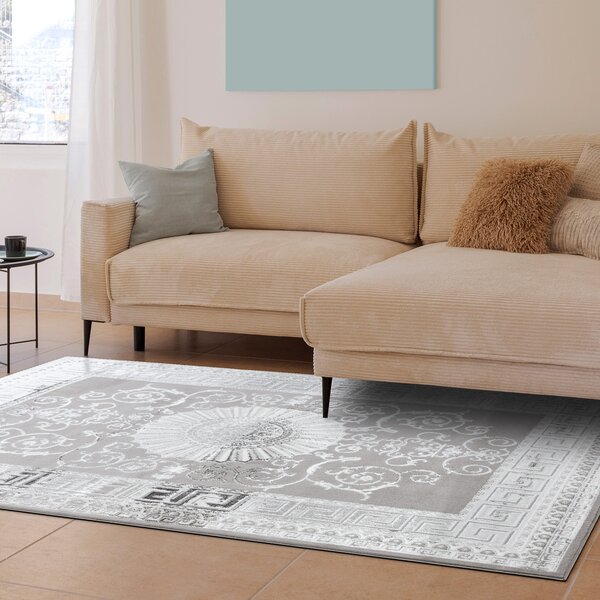 Dywany Łuszczów , Kusový koberec Bliss Z160AZ246 grey, 80x150, šedá, kancelária