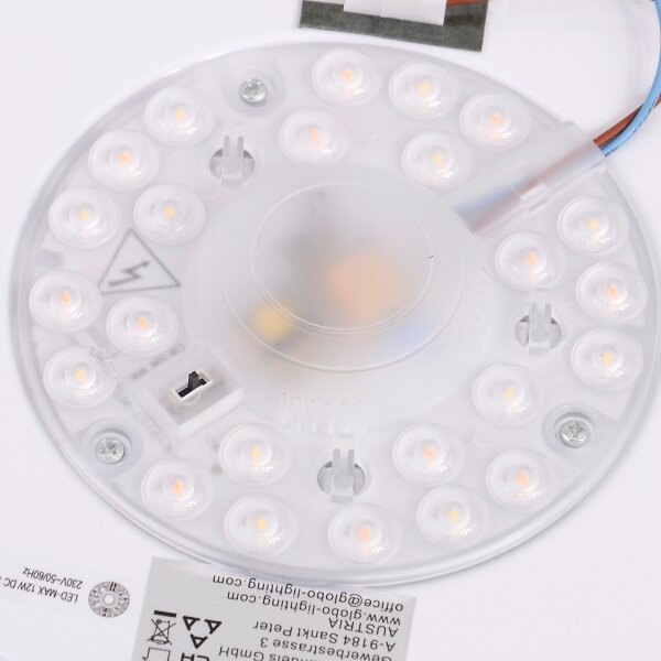 Globo 41764-12 - LED Stropné svietidlo BRUNO LED/12W/230V 307 mm 3000/4500/6000K