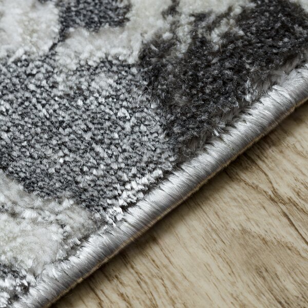Dywany Łuszczów , Kusový koberec Bliss Z162BZ253 grey/cream, 80x150, šedá, kancelária