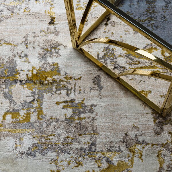Dywany Łuszczów , Kusový koberec Bliss Z199AZ127 cream/gold, 80x150, béžová, kancelária
