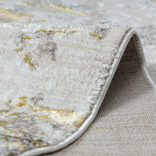 Dywany Łuszczów , Kusový koberec Bliss Z199AZ127 cream/gold, 80x150, béžová, kancelária