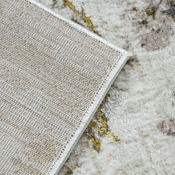 Dywany Łuszczów , Kusový koberec Bliss Z199AZ127 cream/gold, 80x150, béžová, kancelária