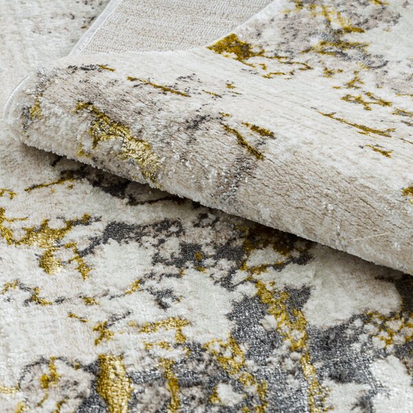 Dywany Łuszczów , Kusový koberec Bliss Z199AZ127 cream/gold, 80x150, béžová, kancelária