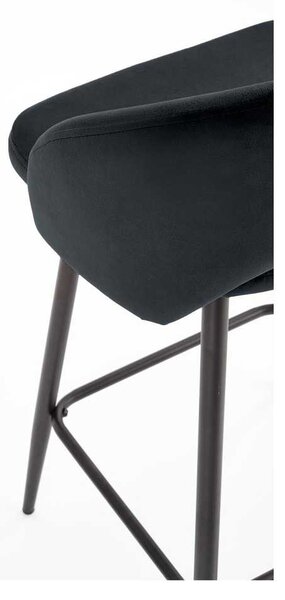 Barová stolička Barnes, čierna