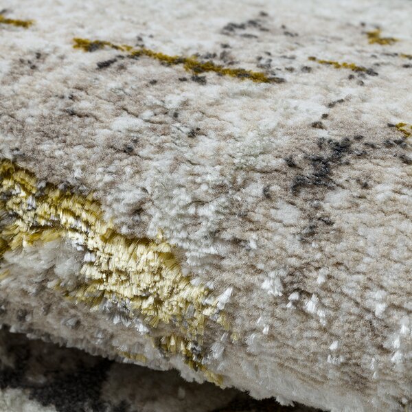 Dywany Łuszczów , Kusový koberec Bliss Z199AZ127 cream/gold, 80x150, béžová, kancelária