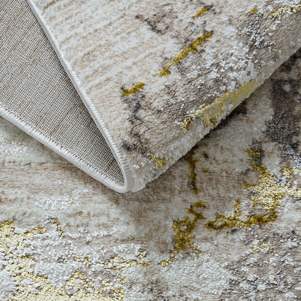 Dywany Łuszczów , Kusový koberec Bliss Z199AZ127 cream/gold, 80x150, béžová, kancelária