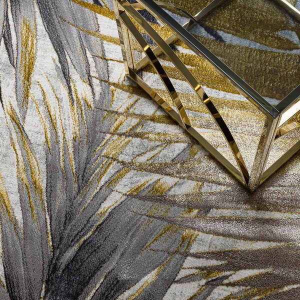 Dywany Łuszczów , Kusový koberec Bliss Z217AZ276 gold/grey, 80x150, šedá, kancelária