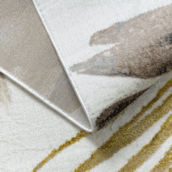 Dywany Łuszczów , Kusový koberec Bliss Z216AZ137 cream/gold, 80x150, béžová, kancelária