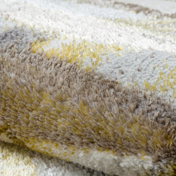 Dywany Łuszczów , Kusový koberec Bliss Z217AZ276 gold/grey, 80x150, šedá, kancelária