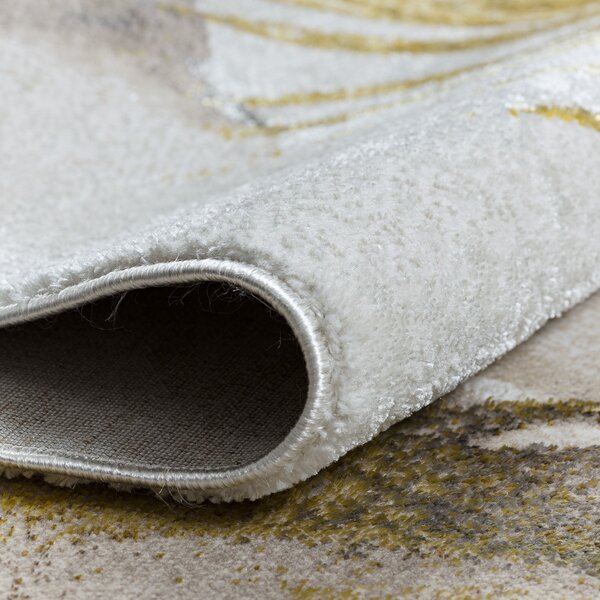 Dywany Łuszczów , Kusový koberec Bliss Z216AZ137 cream/gold, 80x150, béžová, kancelária