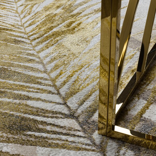 Dywany Łuszczów , Kusový koberec Bliss Z216AZ137 cream/gold, 80x150, béžová, kancelária