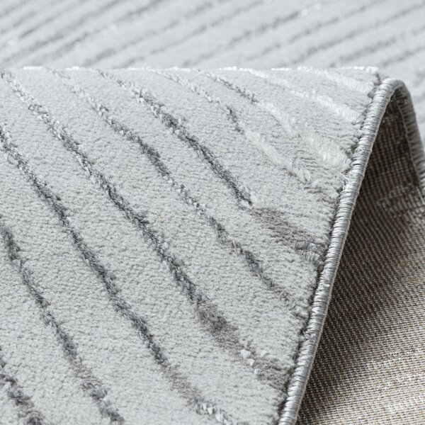 Dywany Łuszczów , Kusový koberec Bliss Z206AZ256 grey, 80x150, šedá, kancelária