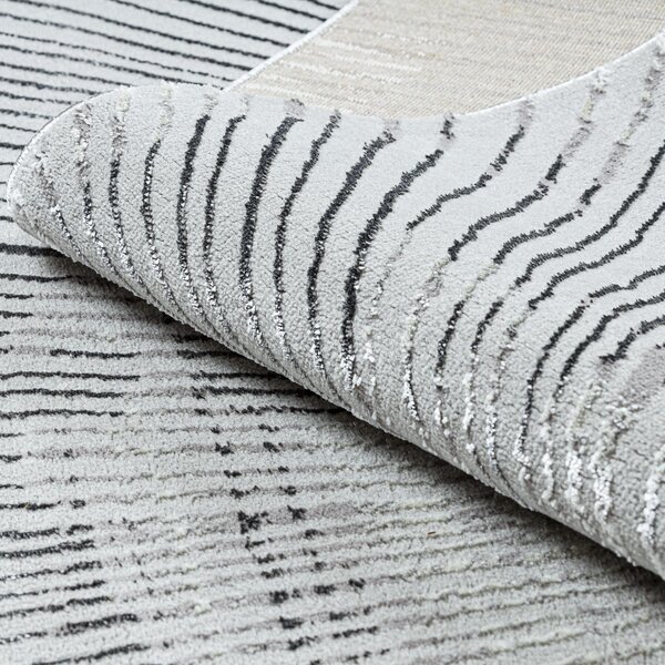 Dywany Łuszczów , Kusový koberec Bliss Z206AZ256 grey, 80x150, šedá, kancelária