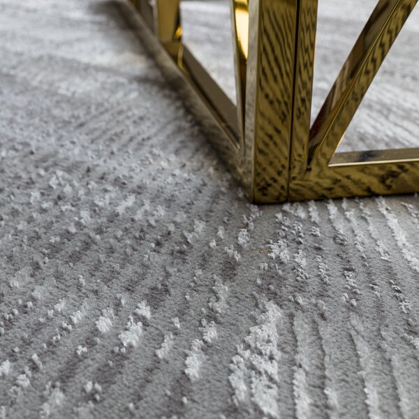 Dywany Łuszczów , Kusový koberec Bliss Z206AZ256 grey, 80x150, šedá, kancelária
