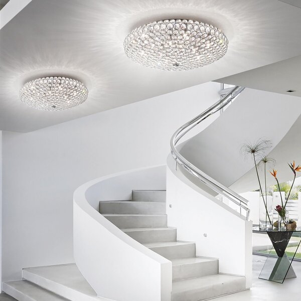 Prisadené nástenné a stropné svietidlo Ideal lux KING 073255 - chróm