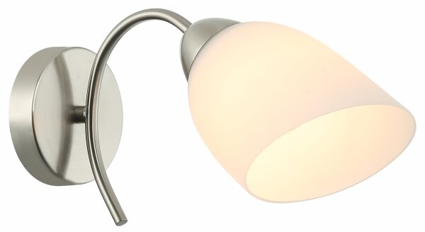 Nástenné svietidlo DONNA 1xE27/60W/230V nikel