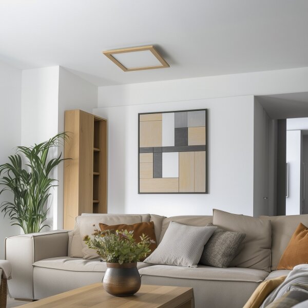 Eglo - LED RGBW Stm. panel SALOBRENA-C LED/21W/230V 2700-6500K hnedá + DO