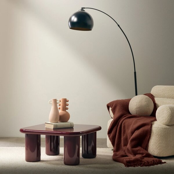 Hector Konferenčný stolík Cherry 70 cm vínový/čerešňový
