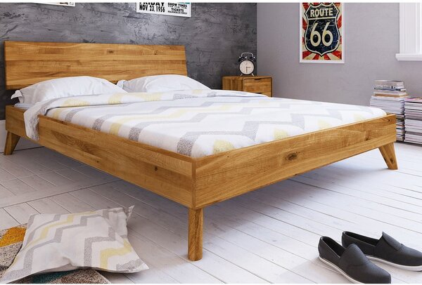 Dvojlôžková posteľ z dubového dreva 160x200 cm Greg 1 - The Beds