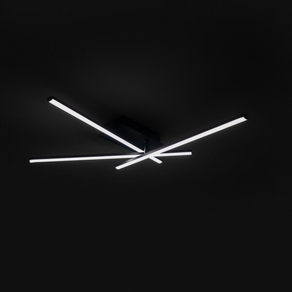 Brilagi - LED stropné svietidlo STRIPES LED/30W/230V čierna