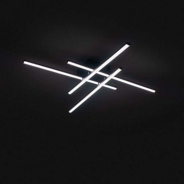 Brilagi - LED stropné svietidlo STRIPES LED/37W/230V čierne