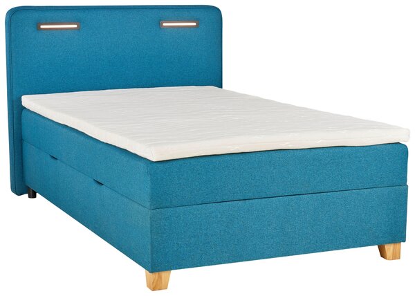 BOXSPRINGOVÁ POSTEĽ, 120/200 cm, tyrkysová Moderano - Detské izby