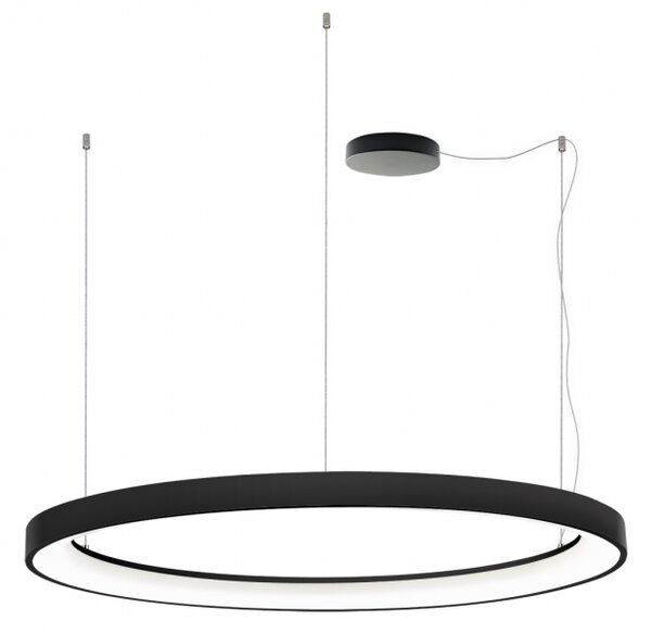 LED2 3273353DT BELLA SLIM 98 PZ závesné svietidlo čierne stmievateľné