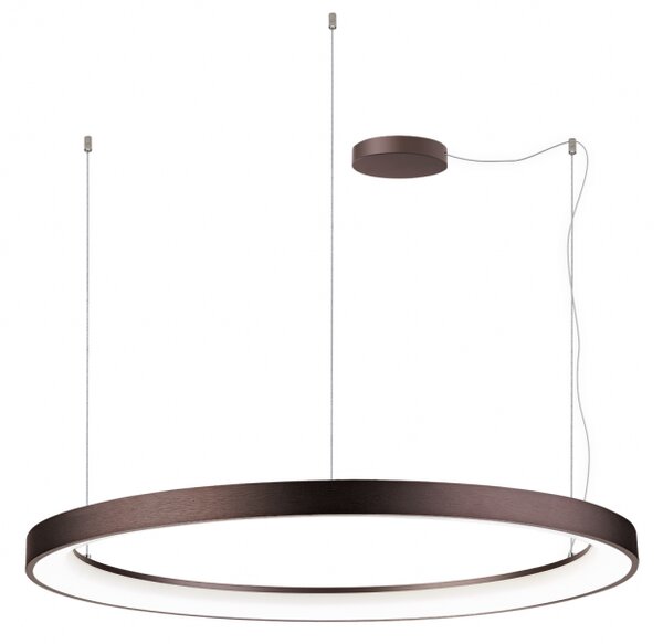 LED2 3273358DT BELLA SLIM 98 PZ závesné svietidlo hnedé stmievateľné