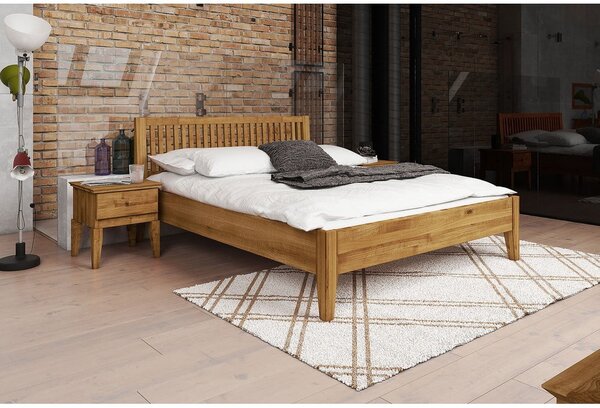 Dvojlôžková posteľ z dubového dreva 180x200 cm Odys - The Beds