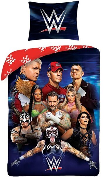 Posteľné obliečky z mikrovlákna WWE Superstars - 70x90 cm + 140x200 cm