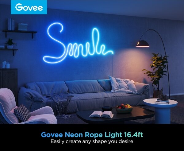 Govee - Neon 2 MATTER ohybný LED pásik 5m RGBIC Wi-Fi IP67