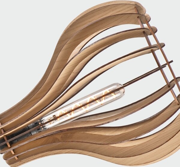 Luster na lanku TUCCI 1xE27/60W/230V pr. 29 cm dub