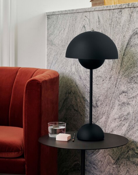 &Tradition Stolná lampa Flowerpot VP3, matt black 133084A218