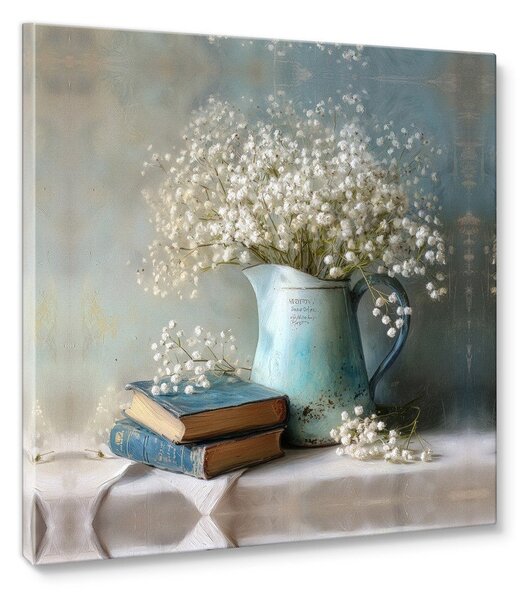 Tlačený obraz na plátne 32x32 cm Gypsophila – Styler