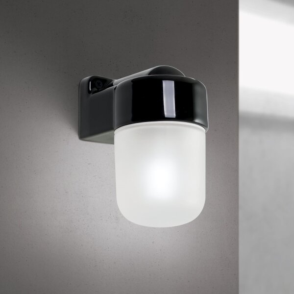 Orion - Nástenná lampa OSTIA 1xE27/40W/230V čierna